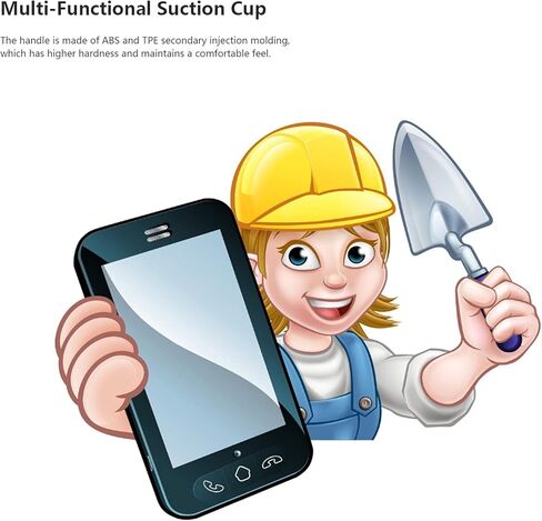Screen Suction Cup Repair Tool Durable Multi Functional Hard Handle Suction Cup For Cell Phone Tablet Repair JM SK05 ABS TPE Material in Saudi Arabia