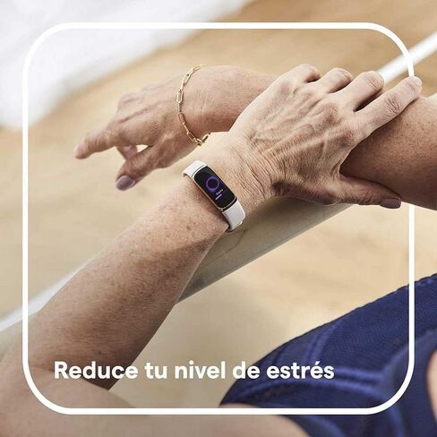 Fitbit Luxe Soft Gold Stainless Steel Case & Lunar White Band in Saudi Arabia