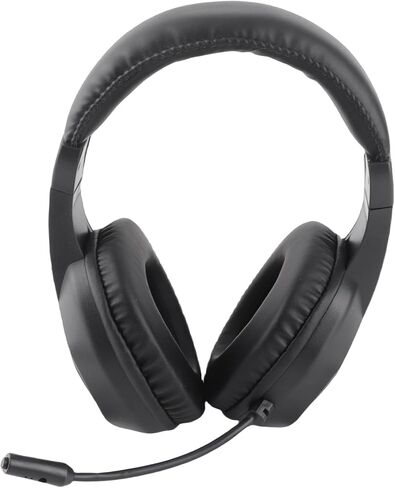 40mm Drivers Low Latency Gaming Headphones with LED Lights Omnidirectional Microphone for Laptop Gaming (Black+Wireless BT Version) in Saudi Arabia