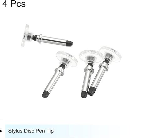 4pcs 7mm Stylus Pen Disc Fine Tips Universal Replacement High Precision for 2 in 1 Stylus Pen Capacitive Touch Screen Devices in Saudi Arabia