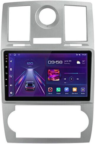 9 inch Touchscreen Support CarplayAndroid AutoWiFiGPS NavigationSteering Wheel Control,Compatible for 300 C 300C 2004-2007 GPS Navi WiFi Android 12.0 2+32GB in Saudi Arabia