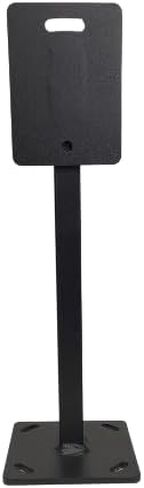 Deer Shoulder Mount Display, Single 12" Tower, Trophy Buck Taxidermy Mounting System, Textured Black, USA Made (AKT-1) in Saudi Arabia