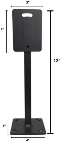 Deer Shoulder Mount Display, Single 12" Tower, Trophy Buck Taxidermy Mounting System, Textured Black, USA Made (AKT-1) in Saudi Arabia