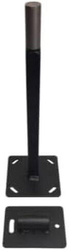 Deer Shoulder Mount Display, Single 12" Tower, Trophy Buck Taxidermy Mounting System, Textured Black, USA Made (AKT-1) in Saudi Arabia