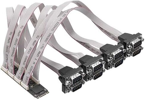 8 Port RS-232 DB9 Serial M.2 B+M Key Controller Card SI-ADA15071 in Saudi Arabia