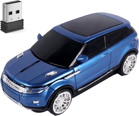 ماوس لاسلكي لطيف لفئران السيارة، أبيض قابل للحمل، فئران ممتعة ورائعة، ماوس USB مضحك لأجهزة الكمبيوتر المحمول والكمبيوتر اللوحي ماك بوك للأطفال والبنات والصبيان والنساء والرجال والأم والأب والأيدي الصغيرة للسفر والمكتب والمدرسة in Kuwait