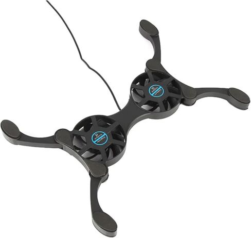 Dual Fans Laptop Cooling Pad, Ergonomic USB Powered Laptop Stand for Laptop PC Notebook in Saudi Arabia