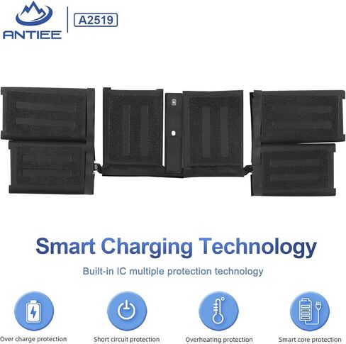 استبدال بطارية الكمبيوتر المحمول ANTIEE A2519 لجهاز MacBook Pro 14 بوصة M1 MAX 10 CPU 24 GPU (أواخر 2021) A2442 بطارية بديلة مع أدوات EMC3650 11.47V 69.6Wh (سهلة التركيب) in Kuwait