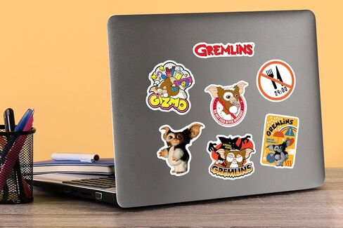 مجموعة متنوعة من الملصقات الفاخرة الكبيرة من الفينيل 50 قطعة من Gremlins - ملصقات مقطوعة بالقالب لأجهزة الكمبيوتر المحمول وزجاجة المياه والكمبيوتر اللوحي والاستخدام الداخلي والخارجي in Saudi Arabia