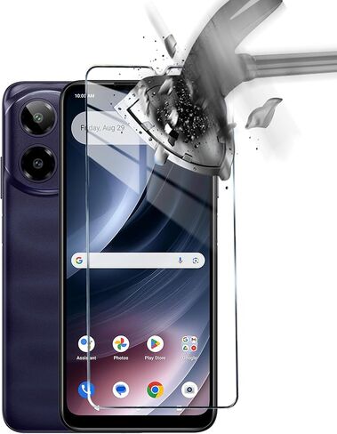 مجموعة من 3 واقيات شاشة من الزجاج المقوى متوافقة مع Cricket Icon Plus 2026/AT&T Verge 2، مضادة للخدش، خالية من الفقاعات، صلابة 9H in Kuwait