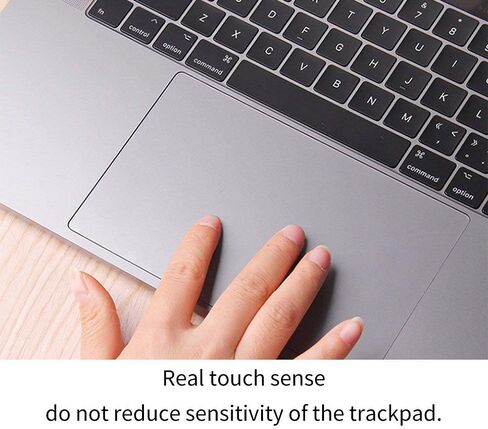 غطاء لوحة المفاتيح الفاخر وقطعتين من غطاء حماية لوحة التتبع لجهاز MacBook Air 13.6 بوصة M2 موديل A2681 2023 2022 in Kuwait