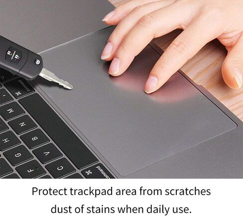 غطاء لوحة المفاتيح الفاخر وقطعتين من غطاء حماية لوحة التتبع لجهاز MacBook Air 13.6 بوصة M2 موديل A2681 2023 2022 in Kuwait