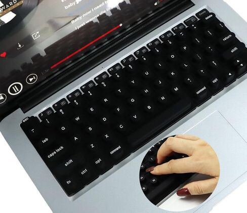Keyboard Cover for Long Nails, PC Keyboards Stickers Caps for Long Nail, Compatible with MacBook Pro13'' 2020-2023 (White) in Saudi Arabia
