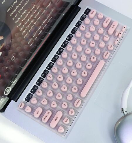Keyboard Cover for Long Nails, PC Keyboards Stickers Caps for Long Nail, Compatible with MacBook Pro13'' 2020-2023 (White) in Saudi Arabia