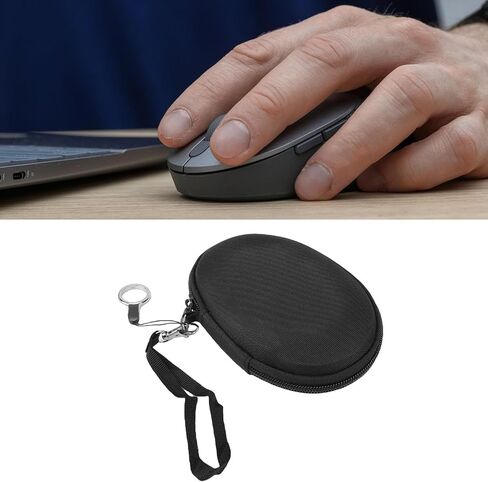 Jectse Portable Mouse Case Travel Mouse Case Hard for MX Master 3 2S with Shockproof EVA Nylon Material Hand Rope in Saudi Arabia