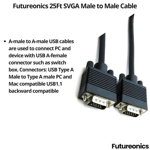 (10 Pack 25Ft SVGA Male to Male Cable - 25 Feet in Saudi Arabia