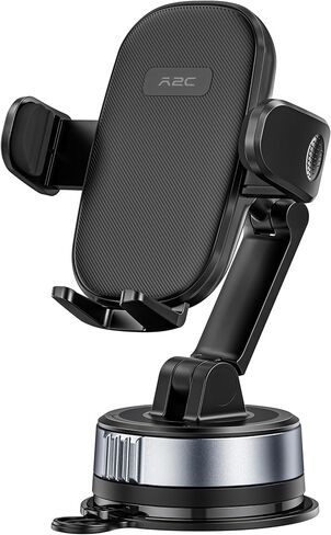 حامل الهاتف APPS2Car Gel-Lock Ultra Suction Cup مع ذراع التخميد ثنائي المحور عالي الكفاءة، حامل الهاتف الخلوي للسيارة الأكثر استقرارًا للوحة القيادة، عالمي لهاتف iPhone Samsung Google المزيد من الهواتف الذكية in Kuwait