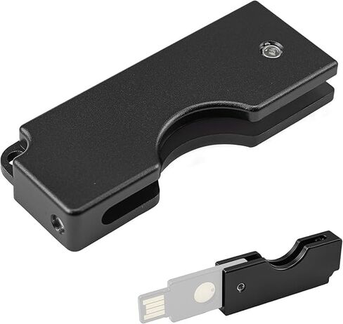  حقيبة حمل واقية من الألومنيوم تناسب Yubikey 5 NFC/5C NFC (أسود - لـ Yubikey 5C NFC) in Kuwait