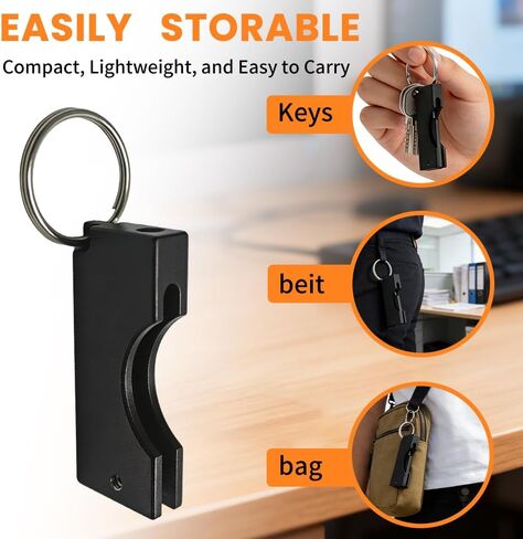  Aluminum Protective Carrying Case fits for Yubikey 5 NFC/5C NFC (Black - for Yubikey 5C NFC) in Saudi Arabia