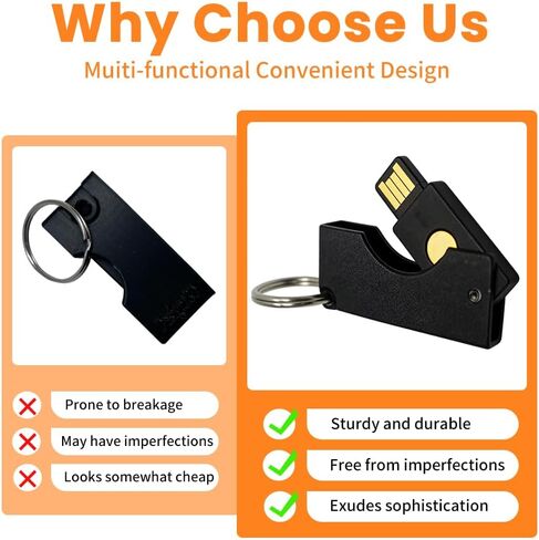  Aluminum Protective Carrying Case fits for Yubikey 5 NFC/5C NFC (Black - for Yubikey 5C NFC) in Saudi Arabia