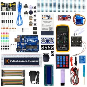 Horizon Uno Electronics Starter Kit with Video Lessons – Arduino-Compatible Board, Sensors, LEDs, Servos & More – Learn Electronics & Coding for Beginners in Saudi Arabia