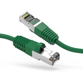 كابل شبكة إيثرنت محمي بطول 1.5 قدم Cat.5E (FTP) باللون الأخضر، 5 عبوات in Kuwait