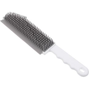 Veemoon Multi-Functional Window Cleaning Brush with Food-Grade Silicone, Portable Kitchen and Bathroom Scrubber for Dust and Stain Removal, White Snow Color, Household Cleaning Tool in Saudi Arabia