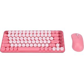 Fabater Wireless Keyboard and Mouse Combo, 85 Keys Ergonomic Keypad Mouse, 2.4G & Bluetooth Dual Mode, 9 Degree Tilt Angle Ergonomic for Gaming, Typing in Kuwait