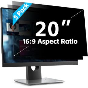 【5 عبوات】 فلتر شاشة خصوصية للكمبيوتر مقاس 23 بوصة لشاشات عريضة مقاس 16:9 - واقي شاشة مضاد للتجسس ومضاد للوهج ومضاد للخدش لهاتف Samsung وDell وHP وLG وAcer وAOC in Kuwait