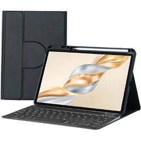 Spanish Ñ Keyboard Case for Honor Pad X9a/X9 Pro 11.5 inch 2025, 360° Rotatable Magnetic Case with Pencil Holder,Español Detachable Bluetooth Keyboard,Black1 in Kuwait