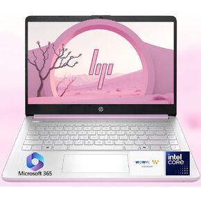 HP 14 Ultrabook Laptop • Intel CPU • 8GB RAM • 1.1TB Storage (128GB SSD w/External + 1TB OneDrive) • Up to 12 Hours of Battery Life • Windows 11 Home • w/WOWPC Recovery USB in Kuwait