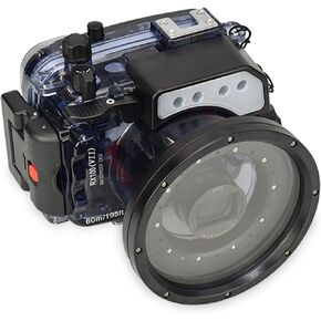 حافظة احترافية للكاميرا تحت الماء متوافقة مع كاميرا Sony RX100 VII، مقاومة للماء حتى عمق 60 مترًا/195 قدمًا، مع أزرار تحكم، وقفل أمان (YH-RX100 VII) in Kuwait