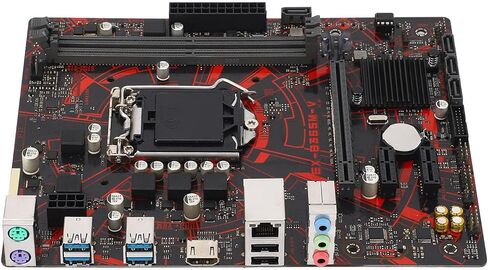 اللوحة الأم PUSOKEI EX B365M V، اللوحة الأم لسطح المكتب M ATX مع فتحات PCI E 3.0 وDDR4، لمعالجات وحدة المعالجة المركزية LGA 1151 الجيل التاسع والثامن الأساسية Celeron 14nm in Saudi Arabia
