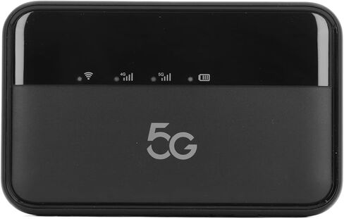 Drfeify Dual Band 5G WiFi Mobile Hotspot للسفر، نقطة اتصال متنقلة موثوقة عالية السرعة 5G WiFi6 مع فتحة بطاقة SIM نانو لدعم السفر 16 جهازًا شحن 10000 مللي أمبير من النوع C لـ in Kuwait