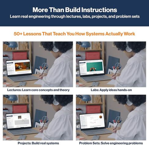Horizon Uno Electronics Starter Kit with Video Lessons – Arduino-Compatible Board, Sensors, LEDs, Servos & More – Learn Electronics & Coding for Beginners in Saudi Arabia