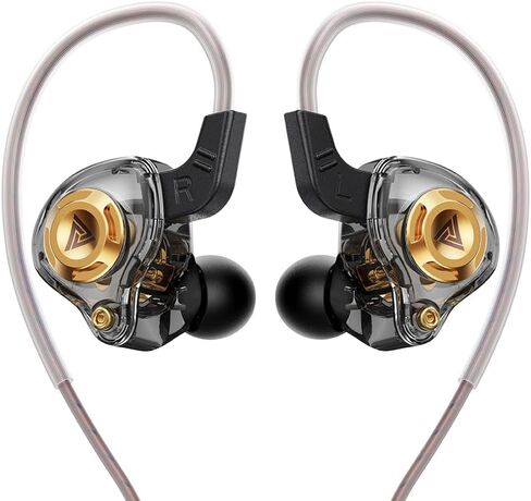 سماعات أذن سلكية للألعاب داخل الأذن، سماعات رأس HiFi للألعاب داخل الأذن، سماعات أذن سلكية بصوت جهير عميق مع محرك ديناميكي 1DD 10 مم، IEM لمكالمات الفيديو وألعاب الموسيقى (أرجواني) in Kuwait