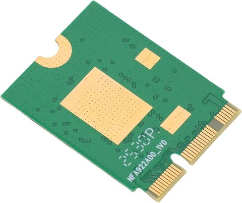 WiFi 7 Wireless Network Card, RTL8922AE Chipset Band 2.4GHz 5GHz up to 6338Mbps 5.4 M.2 Adapter, with OFDMA MU MIMO Dual 8dBi Antenna, for Desktop PC Laptop in Saudi Arabia