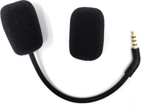 Replacement Cloud Revolver/Revolver S Game Mic TNE 3.5mm Microphone Boom with Foam Cover for Kingston HyperX Cloud Revolver and Hyper X Cloud Revolver S PS4 Xbox One Computer PC Mac Gaming Headphones in Saudi Arabia