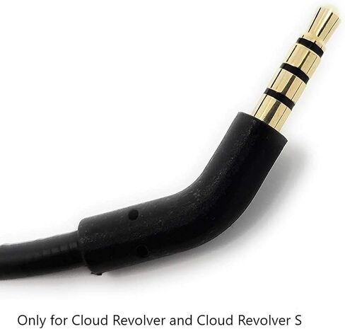Replacement Cloud Revolver/Revolver S Game Mic TNE 3.5mm Microphone Boom with Foam Cover for Kingston HyperX Cloud Revolver and Hyper X Cloud Revolver S PS4 Xbox One Computer PC Mac Gaming Headphones in Saudi Arabia