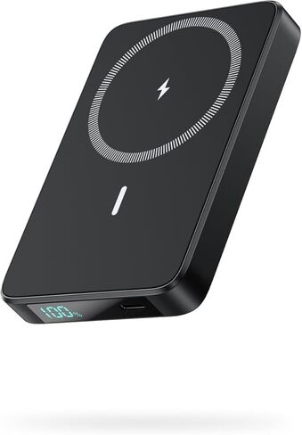 Magnetic Portable Charger 10800mah for Magsafe Battery Pack, Wireless Power Bank with 25W PD Fast Charging & LCD Display, Travel Essential Phone Battery Charger For iPhone 17/16/15/14/13/12 Series in Kuwait