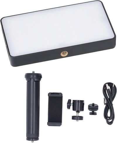 مصباح فيديو Acouto RGB LED مع 140 لونًا، يعتم، بطارية 3000 مللي أمبير في الساعة، حامل ثلاثي القوائم، إضاءة محمولة لصور السيلفي ومدونات الفيديو والتصوير الفوتوغرافي in Saudi Arabia