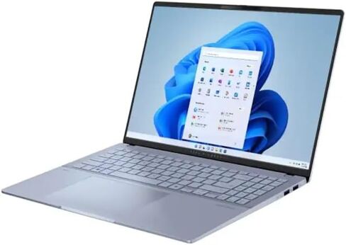 كمبيوتر محمول ASUS Vivobook S16 AI PC مقاس 16 بوصة 2.8k OLED 120 هرتز، Intel 16-core Ultra 9 285H 32GB RAM، 1TB SSD، إضاءة خلفية، GizPro 8-in-1 Hub، Windows 11 PRO، ضمان إضافي لمدة عامين in Kuwait