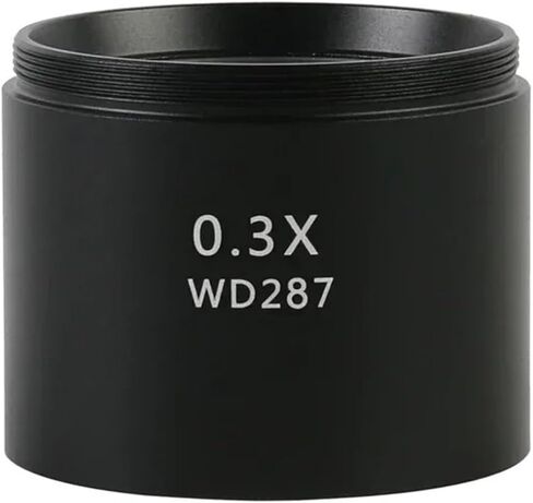 0.3X/0.5X/0.7X/0.75X/1.5X/2X مجهر ستيريو ثلاثي العينيات عدسة موضوعية مساعدة M48 جبل بارلو زجاج (0.3X) in Kuwait