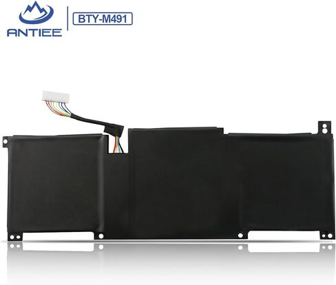 BTY-M491 استبدال بطارية الكمبيوتر المحمول MSI Modern 15 A10M A10M-028DE A10M-029 A10RAS A10RAS-076FR A10RB A10RB-041TW A10RD A11M A11SB A4M A4MW Summit B15 A11M Stealth 15M 11.4V 52.4Wh (أبيض) الموصل) in Saudi Arabia