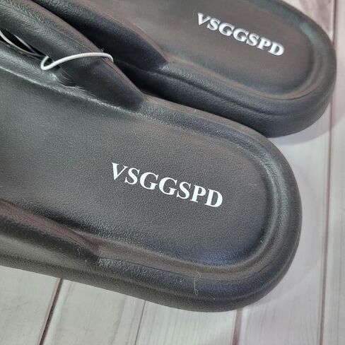 شبشب VSGGSPD - شبشب مبطن يشبه السحاب، صنادل فائقة النعومة بنعل سميك، مناسبة للاستخدام الداخلي والخارجي in Kuwait