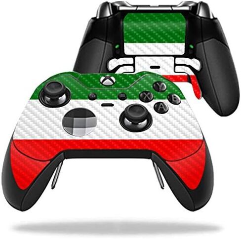 MightySkins Carbon Fiber Skin for Microsoft Xbox One Elite Controller - Paris | Protective, Durable Textured Carbon Fiber Finish | Easy to Apply, Remove, and Change Styles | Made in The USA in Saudi Arabia