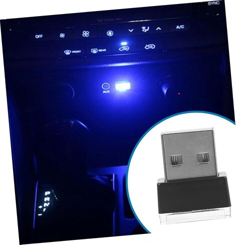 Cabilock 3Pcs Mini USB Atmosphere Lamp LED USB Car Light for Interior Illumination Compact and for Creating Comfortable Driving Atmosphere in Saudi Arabia
