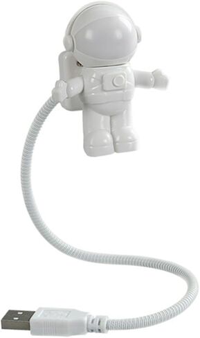 Astronaut USB LED Night Light for Boys and Girls Creative Flexible Spaceman Lamp for Bedroom Reading and Study Cute Design Energy Efficient Portable in Saudi Arabia