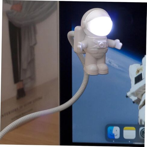 Astronaut USB LED Night Light for Boys and Girls Creative Flexible Spaceman Lamp for Bedroom Reading and Study Cute Design Energy Efficient Portable in Saudi Arabia