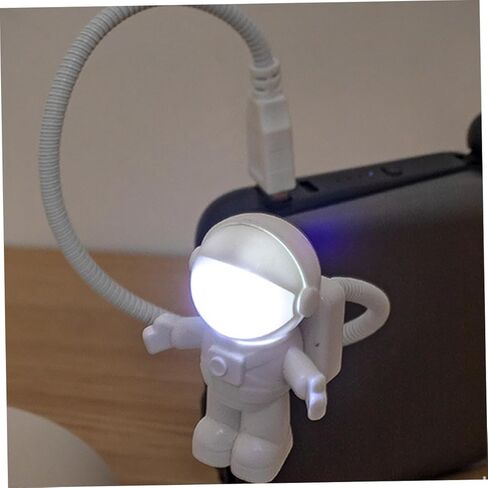 Astronaut USB LED Night Light for Boys and Girls Creative Flexible Spaceman Lamp for Bedroom Reading and Study Cute Design Energy Efficient Portable in Saudi Arabia